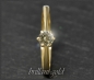 Preview: Brillant Ring 585 Gold, 0,27ct, zart champagner, Si